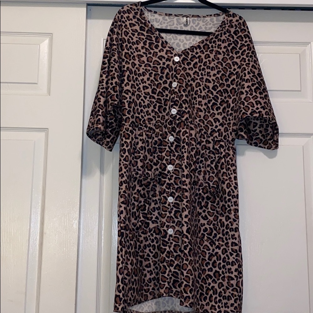 Leopard Print Dress